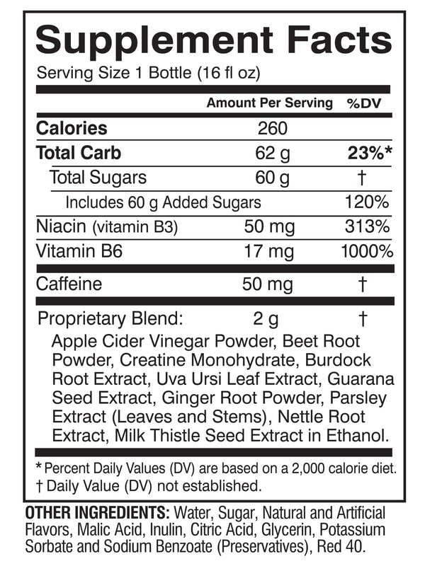 The Fixx Detox Body System Cleanser Strawberry-Lemonade Flavor